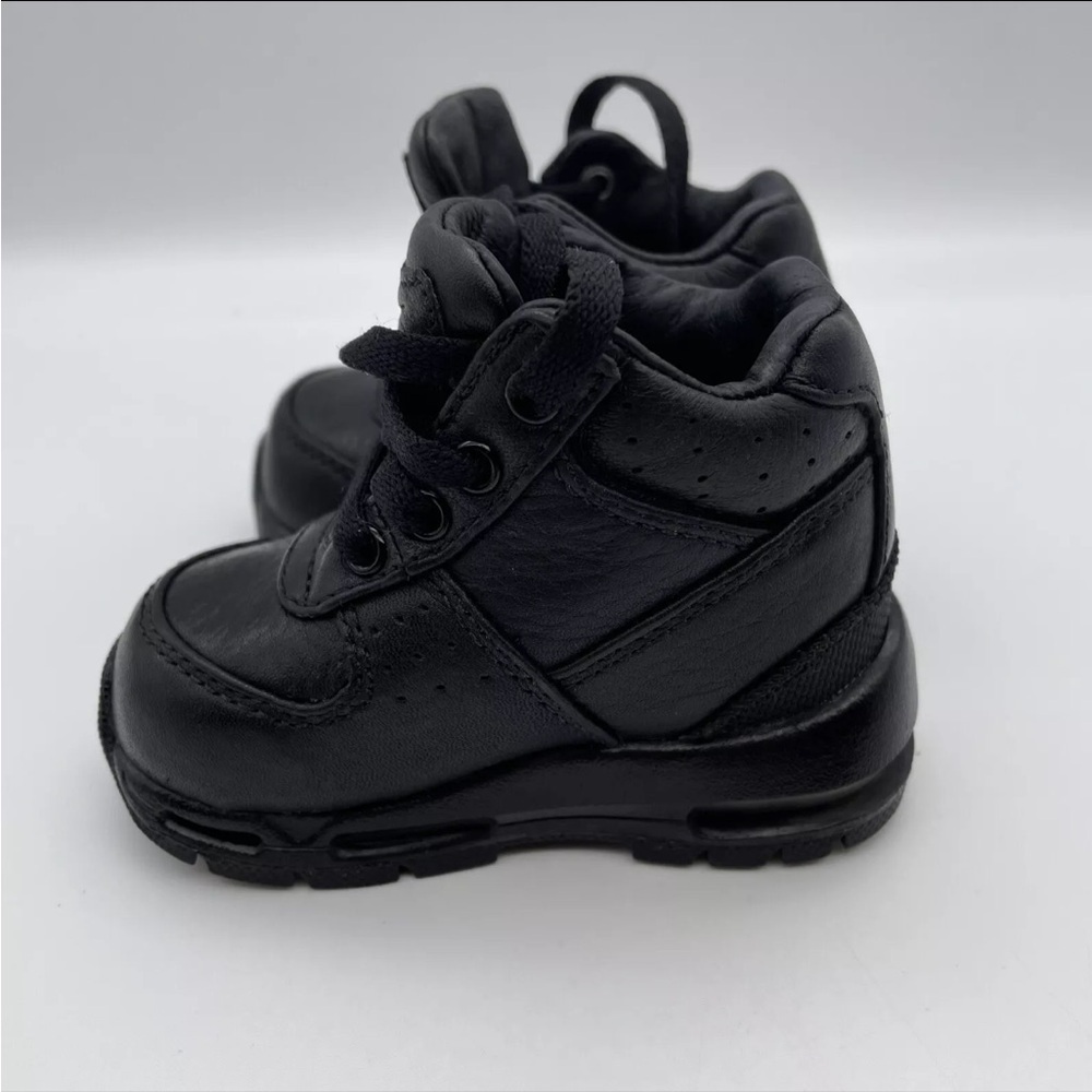 Nike Air Max Black Goadome (TD) Baby/Toddlers ACG Leather Snow Boots | NEW/NWT🖤 - Picture 5 of 14
